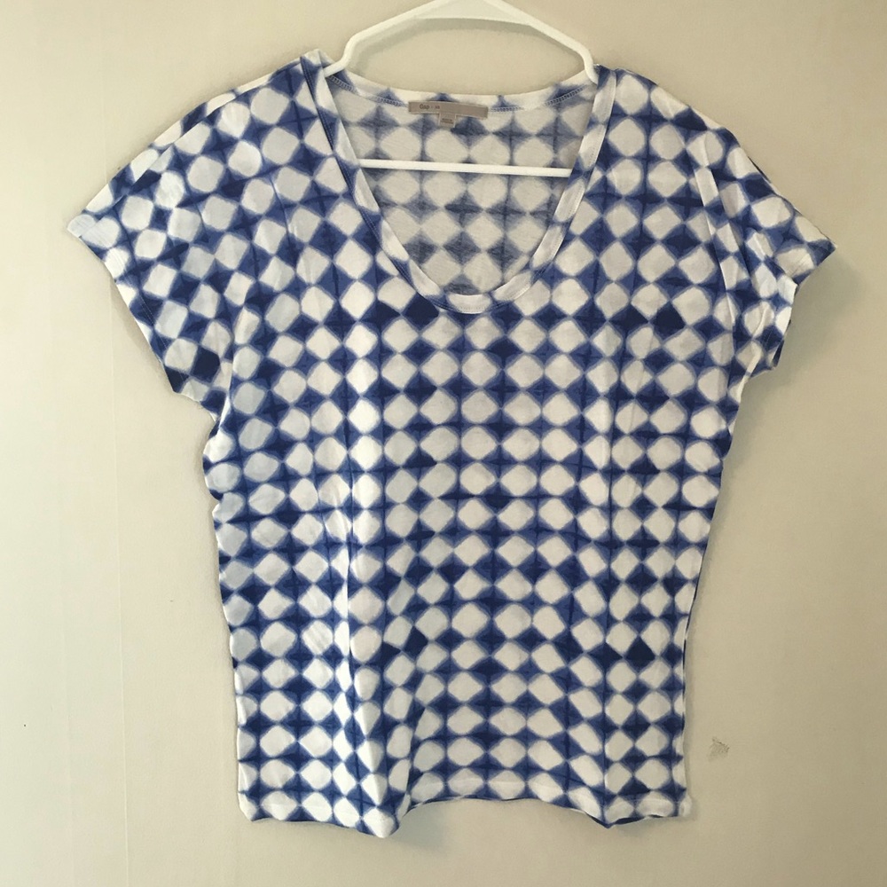 gap blue geometric T-Shirt